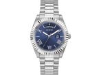 Guess Heren Horloge GW0265G7 Staal Quartz met Donker Blauwe, Verzenden, Zo goed als nieuw