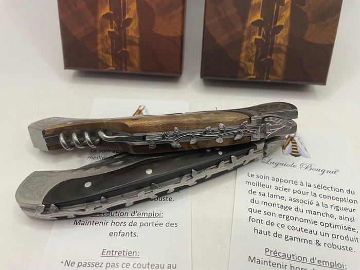 Laguiole - Bougna - Tafelmes - Laguiole Baroque zakmessen of, Antiek en Kunst, Antiek | Keukenbenodigdheden