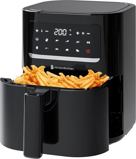 2dekans | KitchenBrothers Airfryer - 3,3L - 1400W -, Witgoed en Apparatuur, Frituurpannen, Zo goed als nieuw, Ophalen of Verzenden