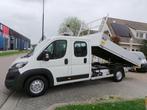 Peugeot Boxer 2.0 164pk EUR6 3000kg trekken BlueHDI L3 DC Ki, Stof, Gebruikt, Euro 6, Wit