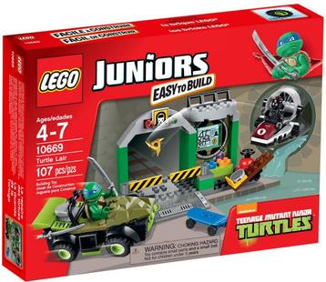 LEGO Juniors Ninja Turtles Hoofdkwartier - 10669 (Nieuw)