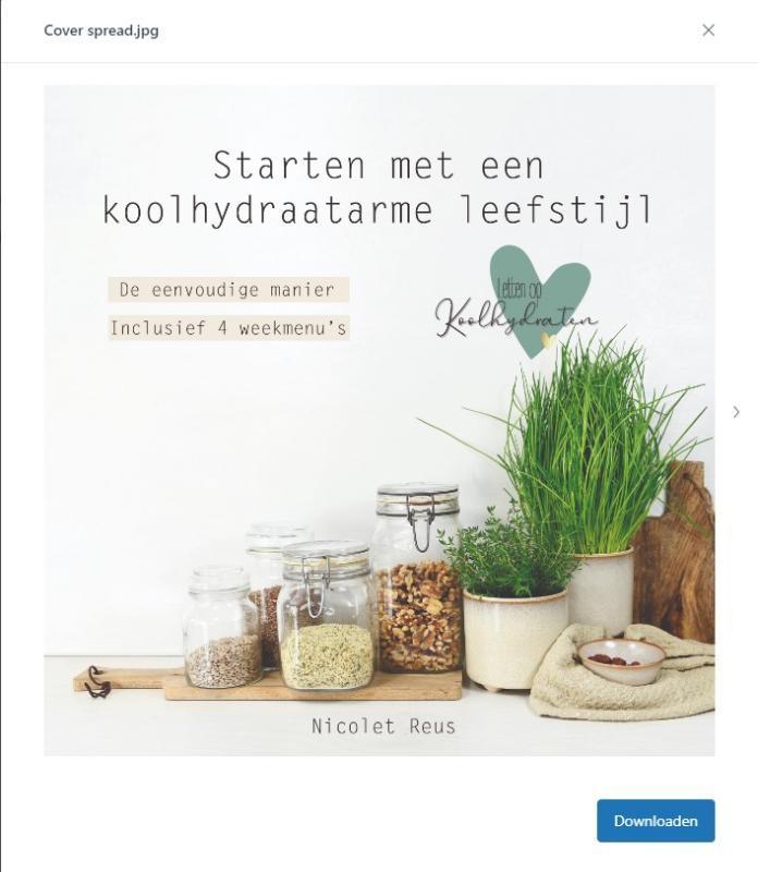Letten op Koolhydraten - Starten met een koolhydraatarme, Boeken, Kookboeken, Zo goed als nieuw, Verzenden