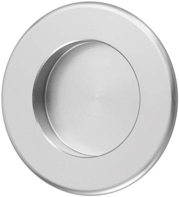 Hermeta Schuifdeurkom - rond - ø52x9mm - aluminium - naturel beschikbaar voor biedingen