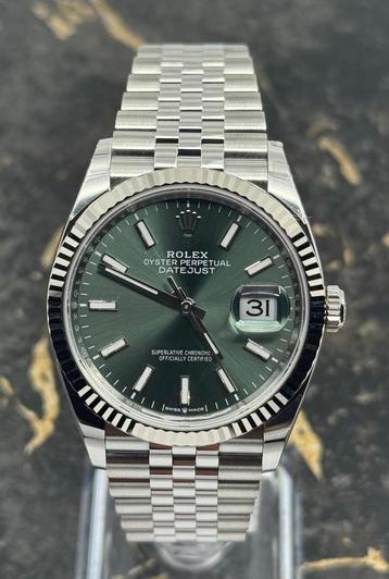 Rolex Datejust 36 - Green - Jubilee - 126234 - New 2025 beschikbaar voor biedingen