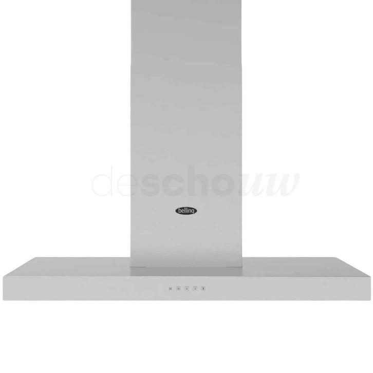Belling BEL COOKCENTRE 100 FLAT RVS afzuigkap wand, Witgoed en Apparatuur, Afzuigkappen, Vrijstaand, Wandschouwkap, Nieuw, Recirculatie
