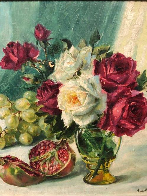 Vicente Romero (1956) - Petit nature morte, Antiek en Kunst, Kunst | Schilderijen | Klassiek