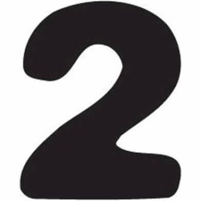 Thule Yepp abc cijfer 2, Fietsen en Brommers, Fietsaccessoires | Fietsstoeltjes, Nieuw, Verzenden