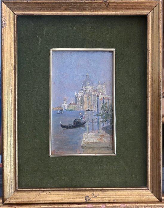 Giacomo Mantegazza (1853-1920) - Venezia, Antiek en Kunst, Kunst | Schilderijen | Klassiek