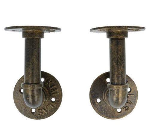 Set plankdragers ijzer brons 150x85 mm, Doe-het-zelf en Verbouw, Hang- en Sluitwerk, Nieuw, Ophalen of Verzenden