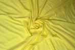 Viscose tricot – Licht geel, Hobby en Vrije tijd, Stoffen en Lappen, 200 cm of meer, Nieuw, Overige materialen, Ophalen of Verzenden