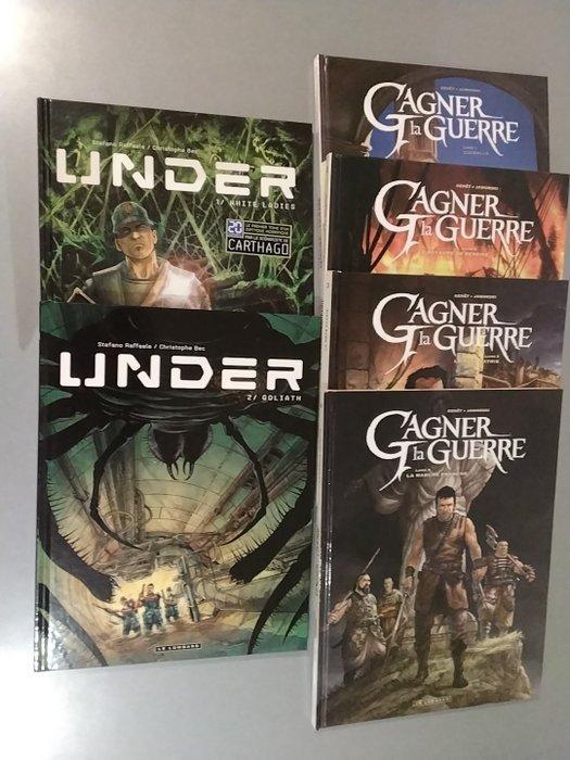 Gagner la Guerre T1 à T4 + Under T1 + T2 - 6x C - 6 Album -, Boeken, Stripboeken