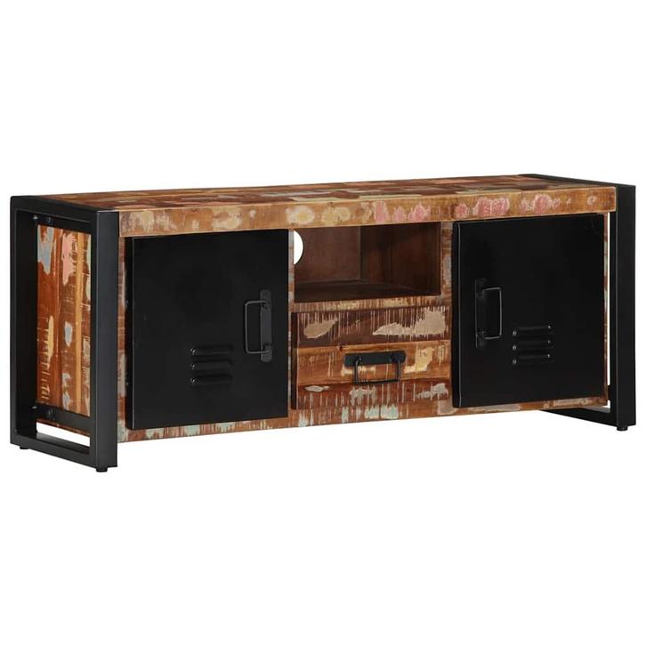 vidaXL Tv-meubel 100x30x40 cm massief gerecycled hout, Huis en Inrichting, Kasten | Televisiemeubels, Nieuw, Overige houtsoorten