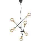 LED Hanglamp - Trion Ross - E27 Fitting - 6-lichts, Ophalen of Verzenden, Nieuw, Metaal, 75 cm of meer