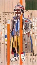 Jean-Michel Basquiat, after - Detalle de Obra Anthony, Antiek en Kunst, Kunst | Tekeningen en Foto's