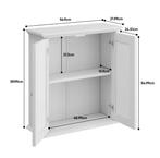 Wandgemonteerde Badkamerkast met Verstelbare Planken, Verzenden, Nieuw