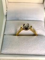 Ring - 18 karaat Geel goud Diamant (Natuurlijk) -, Sieraden, Tassen en Uiterlijk, Ringen, Nieuw