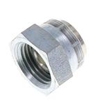 Eindkap G1/2 Staal met Buitenzeskant 60° Conus 300bar, Verzenden, Nieuw