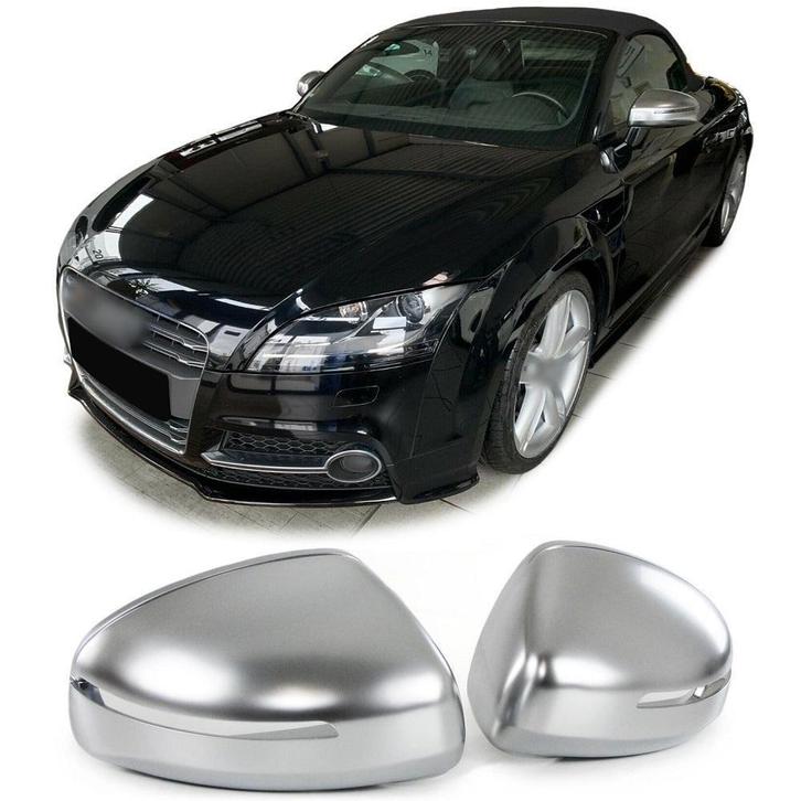 Mat Chrome Spiegelkappen voor Audi TT 8J, Auto-onderdelen, Carrosserie en Plaatwerk, Links, Rechts, Nieuw, Audi, Ophalen of Verzenden
