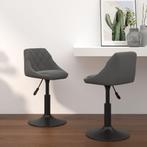 Draaistoelen Grijs Fluweel - Tweedekansje - In Hoogte Ver..., Huis en Inrichting, Stoelen, Modern design, Twee, Nieuw, Ophalen of Verzenden