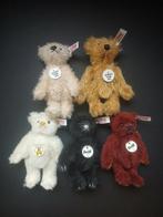 Steiff - Figuur - Steiff club beertjes set (5) - Textiel, Antiek en Kunst