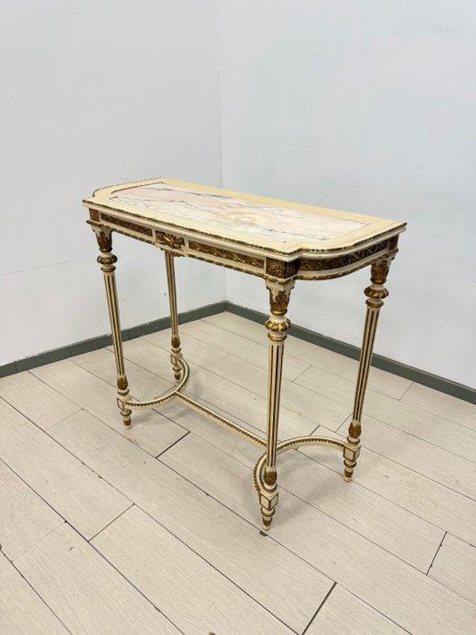 Wandtafel - Hout, Marmer - Stijl neoklassiek, Antiek en Kunst, Antiek | Overige Antiek