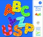 Djeco houten magneten 38 big letter van €17,99 voor €14,39, Ophalen of Verzenden, Nieuw