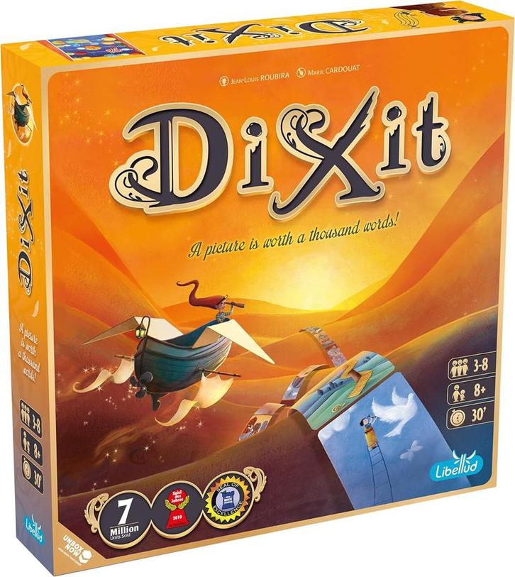 Dixit (Engelse Versie) | Libellud - Gezelschapsspellen, Hobby en Vrije tijd, Gezelschapsspellen | Bordspellen, Nieuw, Verzenden