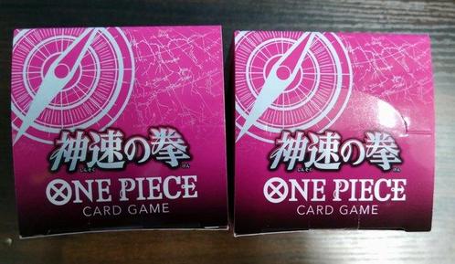 Bandai - 2 Booster box - One Piece - A Fist of Divine, Hobby en Vrije tijd, Verzamelkaartspellen | Overige