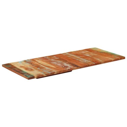 vidaXL Tafelblad rechthoekig 25-27 mm 60x140cm massief, Huis en Inrichting, Tafels | Eettafels, Nieuw, Verzenden