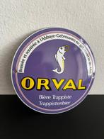 Orval Trappistenbier reclamebord – rond metalen bord –