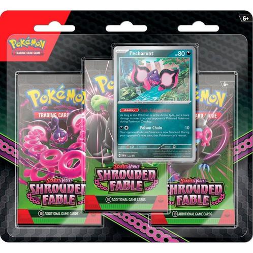 Pokémon Shrouded Fable 3-pack Blister, Hobby en Vrije tijd, Verzamelkaartspellen | Pokémon, Nieuw, Verzenden