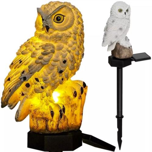 Gardlov Solar Uil Tuinlamp - Sfeervolle en Weerbestendige..., Tuin en Terras, Buitenverlichting, Nieuw, Ophalen of Verzenden