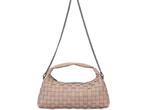 Nunoo Dandy Large Braided Dames Schoudertas - Beige - One, Verzenden, Zo goed als nieuw