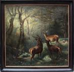 Franz Xaver von Pausinger (1839-1915) - Deer family in the