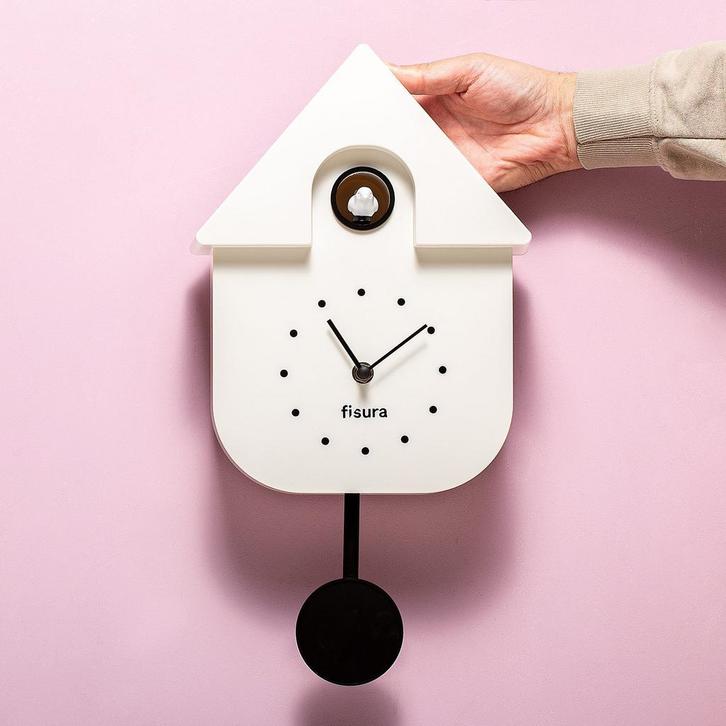 Koekoeksklok - Wit, Huis en Inrichting, Woonaccessoires | Klokken, Verzenden
