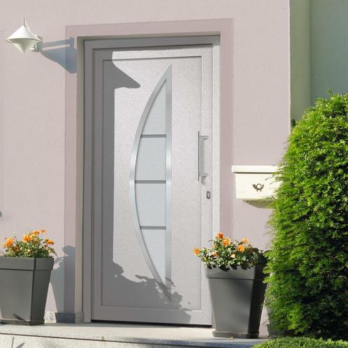 vidaXL Voordeur 108x208 cm wit, Doe-het-zelf en Verbouw, Deuren en Horren, Nieuw, Verzenden