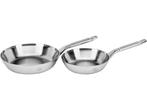 Saveur Selects Koekenpannenset - Tri-Ply RVS - Ø20 & Ø25 cm, Huis en Inrichting, Keuken | Potten en Pannen, Verzenden, Nieuw