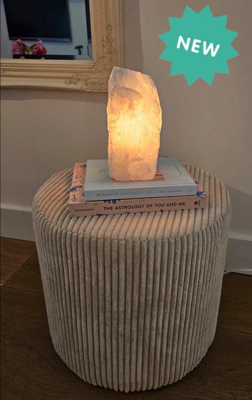 Bergkristal lamp, Huis en Inrichting, Lampen | Overige, Ophalen of Verzenden