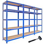 3 x T-rax Stellingkasten - 90 cm x 45 cm x 180 cm - Blauw -, Zakelijke goederen, Verzenden