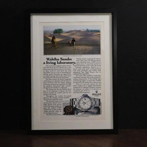 Vintage Rolex Explorer advertentie, Boeken, Catalogussen en Folders, Nieuw, Verzenden