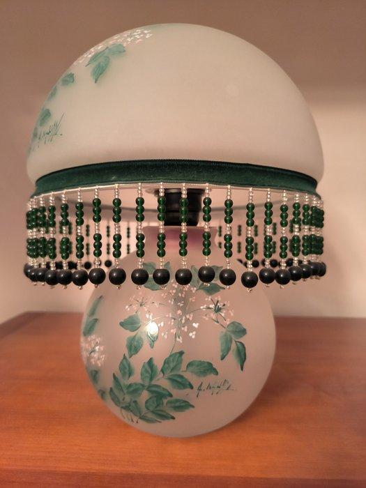 Partial: A. NAUDY - Tafellamp - Glas - Provenance Engeland, Antiek en Kunst, Curiosa en Brocante