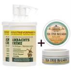 2x Ambachtscreme 1000ml + 1 x Tea Tree balsem 75ml, Verzenden, Nieuw