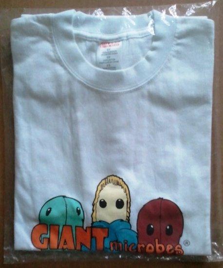 Giant Microbes T-shirt (wit) M, Verzamelen, Kleding en Patronen, Verzenden