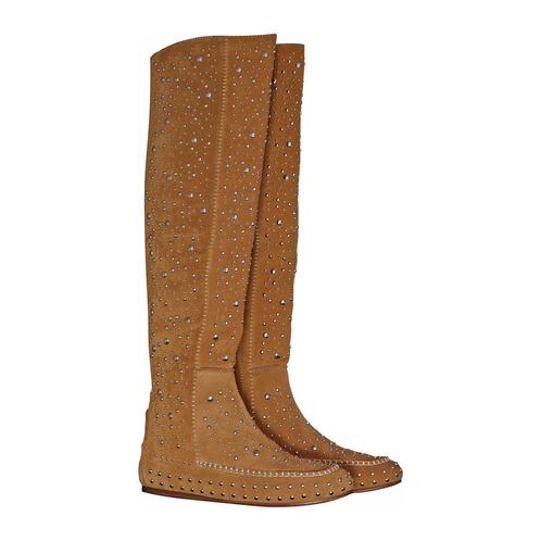 Zadig & Voltaire • bruine hoge laarzen • 40, Kleding | Dames, Schoenen, Bruin, Nieuw, Verzenden