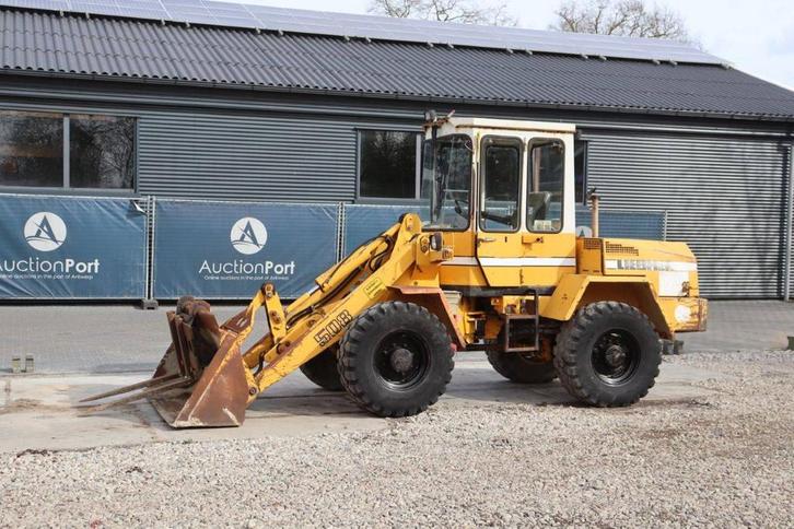 Veiling: Wiellader Liebherr L508 Diesel 1987, Zakelijke goederen, Machines en Bouw | Kranen en Graafmachines, Wiellader of Shovel