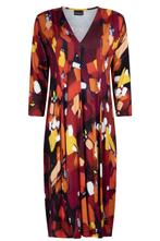 Ophilia jurk Ivy jersey dessin Maat:, Kleding | Dames, Jurken, Verzenden, Nieuw, Overige kleuren