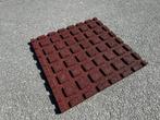 ECO flex 50x50x2,5 groen rood zwart rubber terras tegels