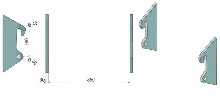 Aanlasdelen Kramer Passend: 212 - 850 (Werktuigen), Zakelijke goederen, Agrarisch | Werktuigen, Ophalen of Verzenden