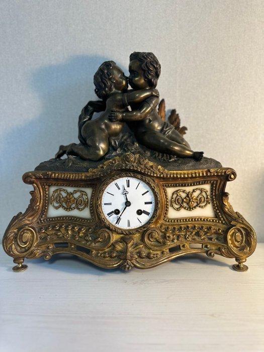 Pendule - Antiek Brons, Messing - 1800-1850 - Prachtige, Antiek en Kunst, Antiek | Klokken