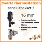 Eco 4 Zwarte thermostatisch M30 aansluitpakket 3 t.b.v. 16 m, Doe-het-zelf en Verbouw, Verwarming en Radiatoren, Ophalen of Verzenden
